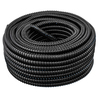 Hydromaxx 1"x100Ft Flexible Corrugated Black PVC Split Tubing Wire Loom BPVCS0100100